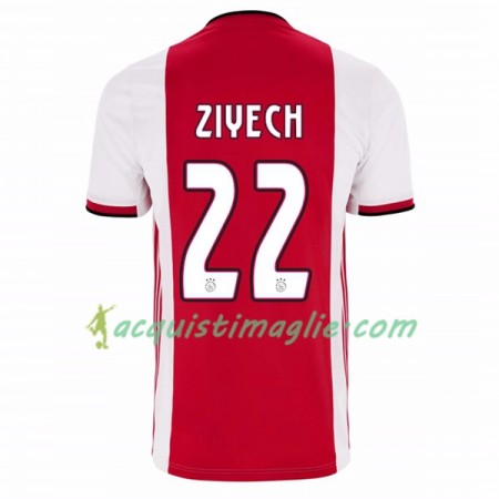 Divisa di Calcio Ajax Amsterdam Hakim Ziyech 22 Prima 2019/2020